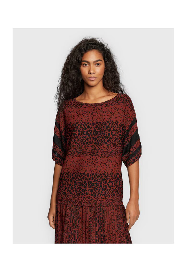 Joseph Ribkoff Pulover dama 223959 - Rayon/Nylon - XS INTL - Maro