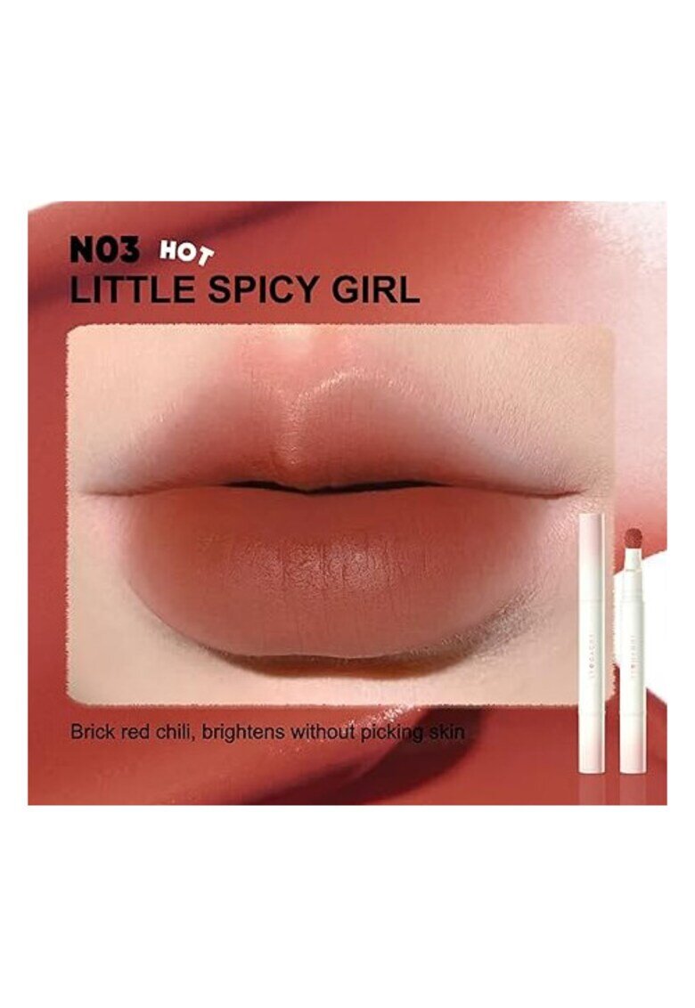 Judydoll Crema de buze Hot Cushion Lip Cream - Little Spicy Girl - 1.8ml #N03 Little Spicy Girl