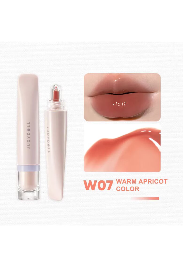 Judydoll Gel de buze pentru stralucire Sweety Lip Jelly - 10ml #W07 Warm Apricot