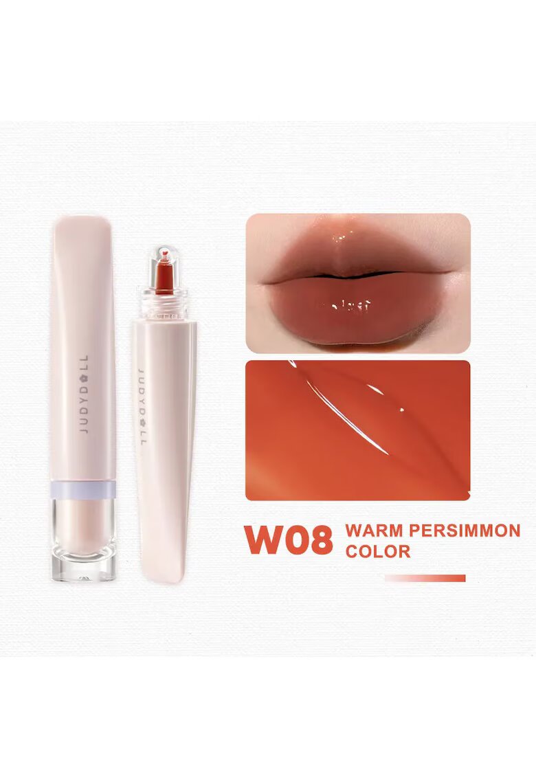 Judydoll Gel de buze pentru stralucire Sweety Lip Jelly - 10ml #W08 Warm Persimmon