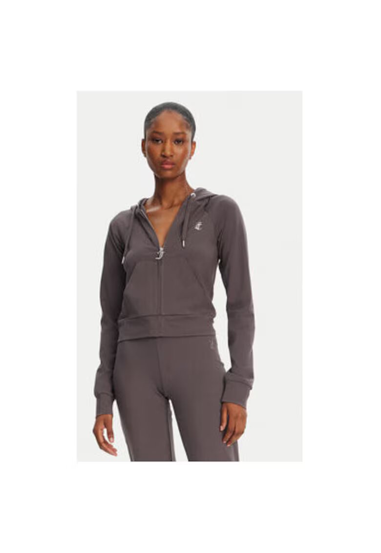 Juicy Couture Bluza dama JCWAS125310 - Bumbac/Modal - S INTL - Gri