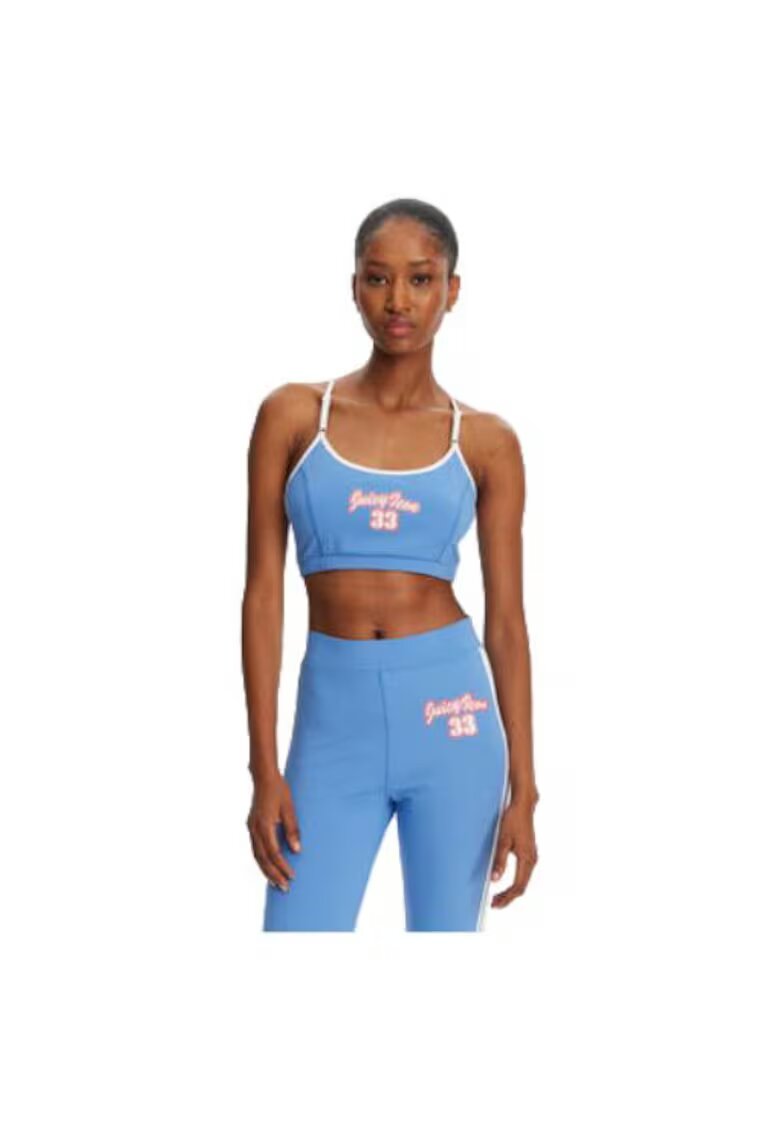 Juicy Couture Bustiera sport dama - JCSNS125404 178 - bumbac/elastan - albastru