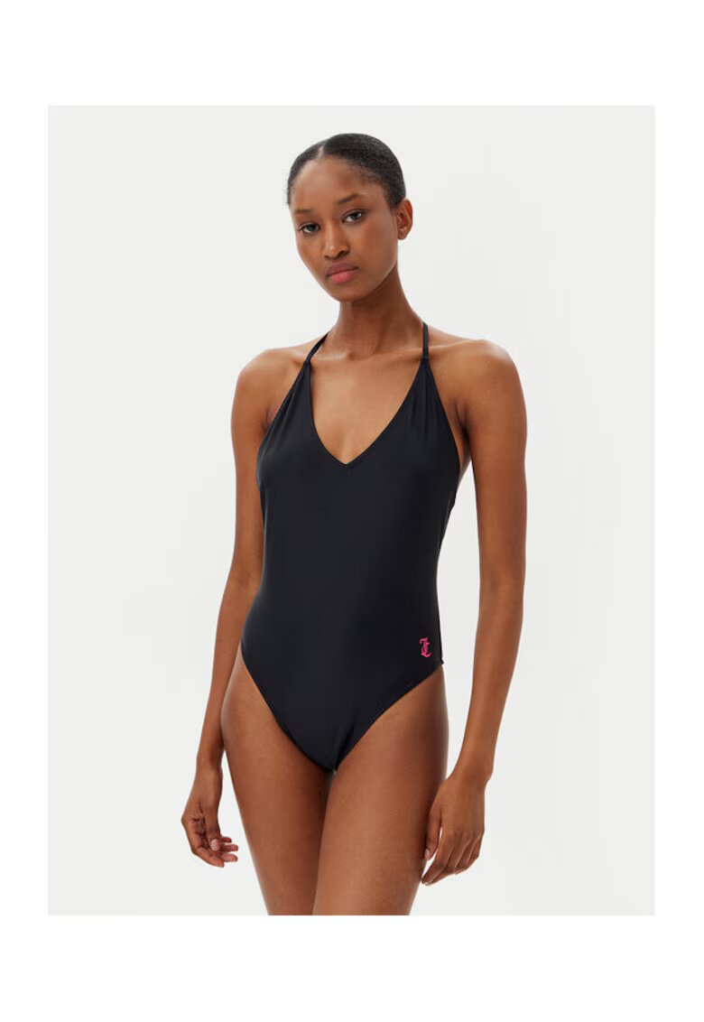 Juicy Couture Costum de baie dama JCITS125201 - Nylon/Elastan - Negru - Negru