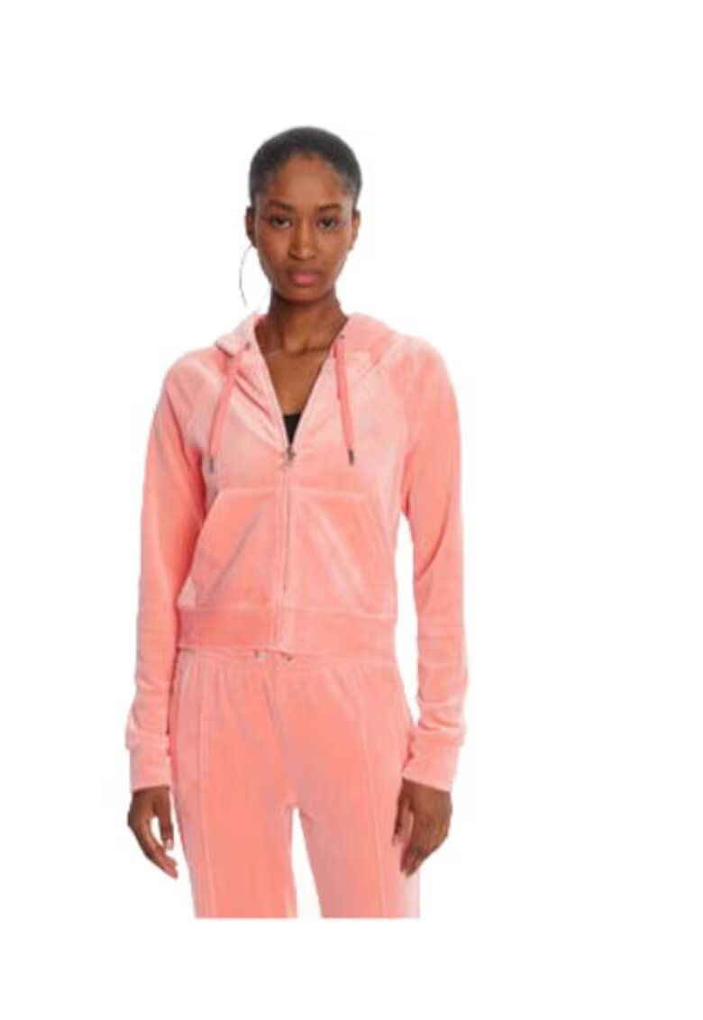 Juicy Couture Hanorac dama - poliester/elastan - portocaliu