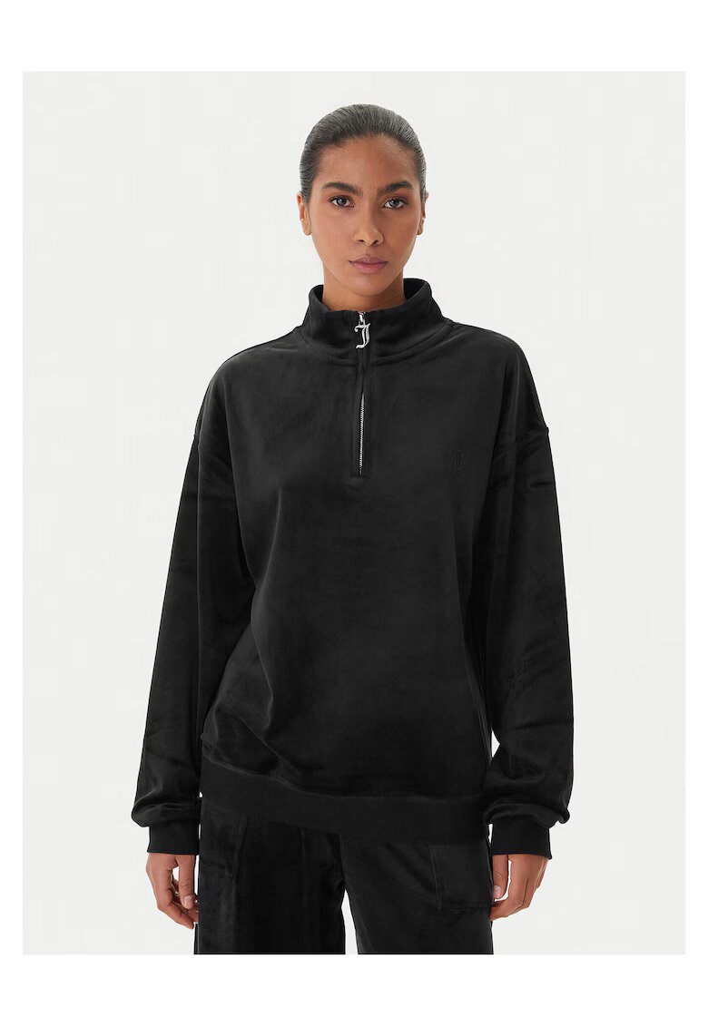 Juicy Couture Hanorac de dama negru - textil