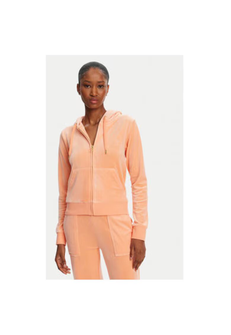 Juicy Couture Hanorc dama JCAP176G - Poliester - Portocaliu - Portocaliu