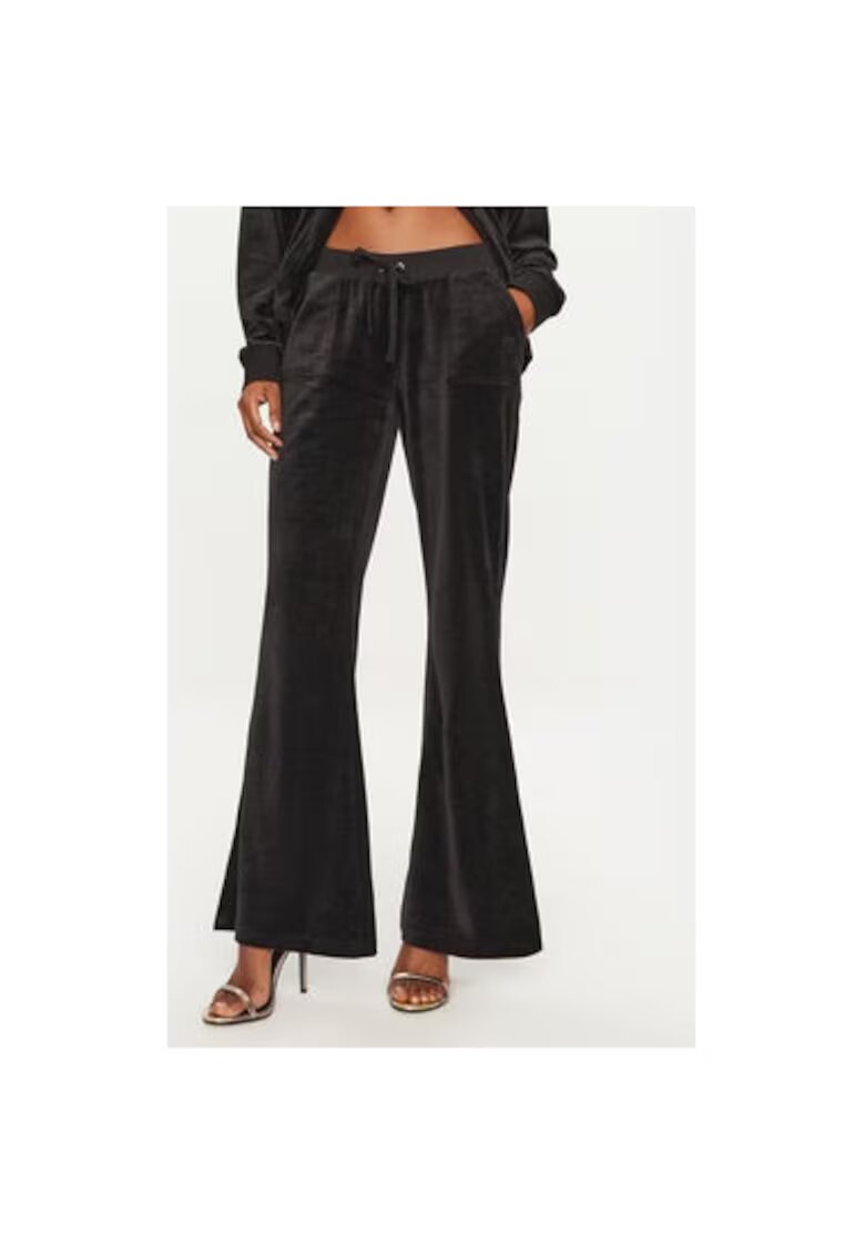 Juicy Couture Pantaloni dama - 304459887 - Bumbac/Fibre de bambus/Poliester - Negru - Negru