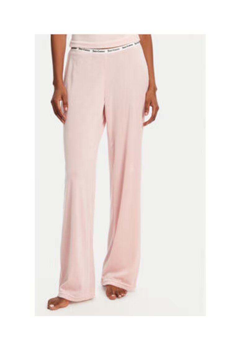 Juicy Couture Pantaloni dama - Floare de migdal - roz - poliester-elastan