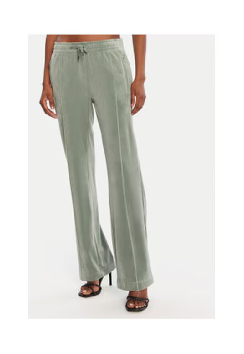 Juicy Couture Pantaloni dama - verde - poliester si elastan