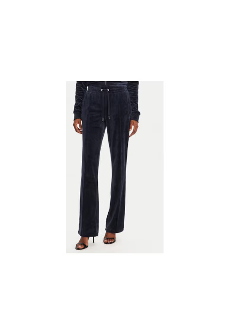 Juicy Couture Pantaloni de trening dama JCAPW045 - Poliester/Elastan - Bleumarin - Bleumarin