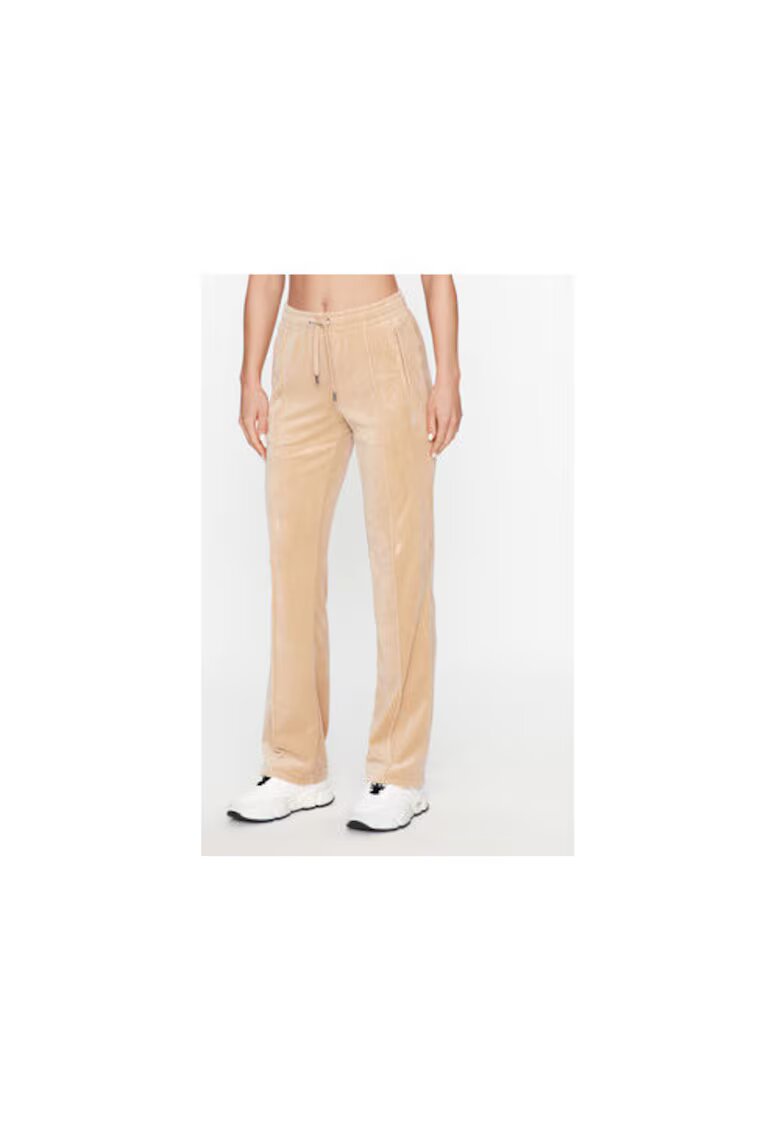 Juicy Couture Pantaloni de trening dama JCAPW045483 - Poliester/Elastan - Bej - Bej