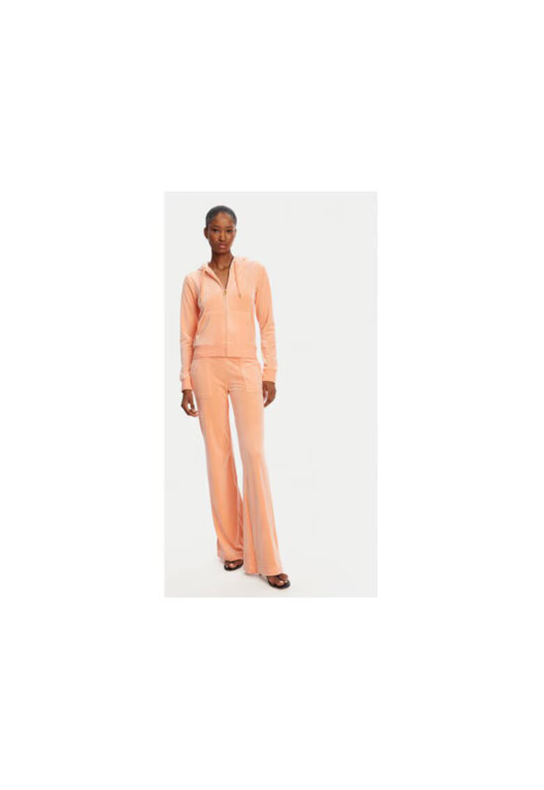 Juicy Couture Pantaloni de trening dama JCSEBJ001G - Poliester/Elastan - Portocaliu - Portocaliu