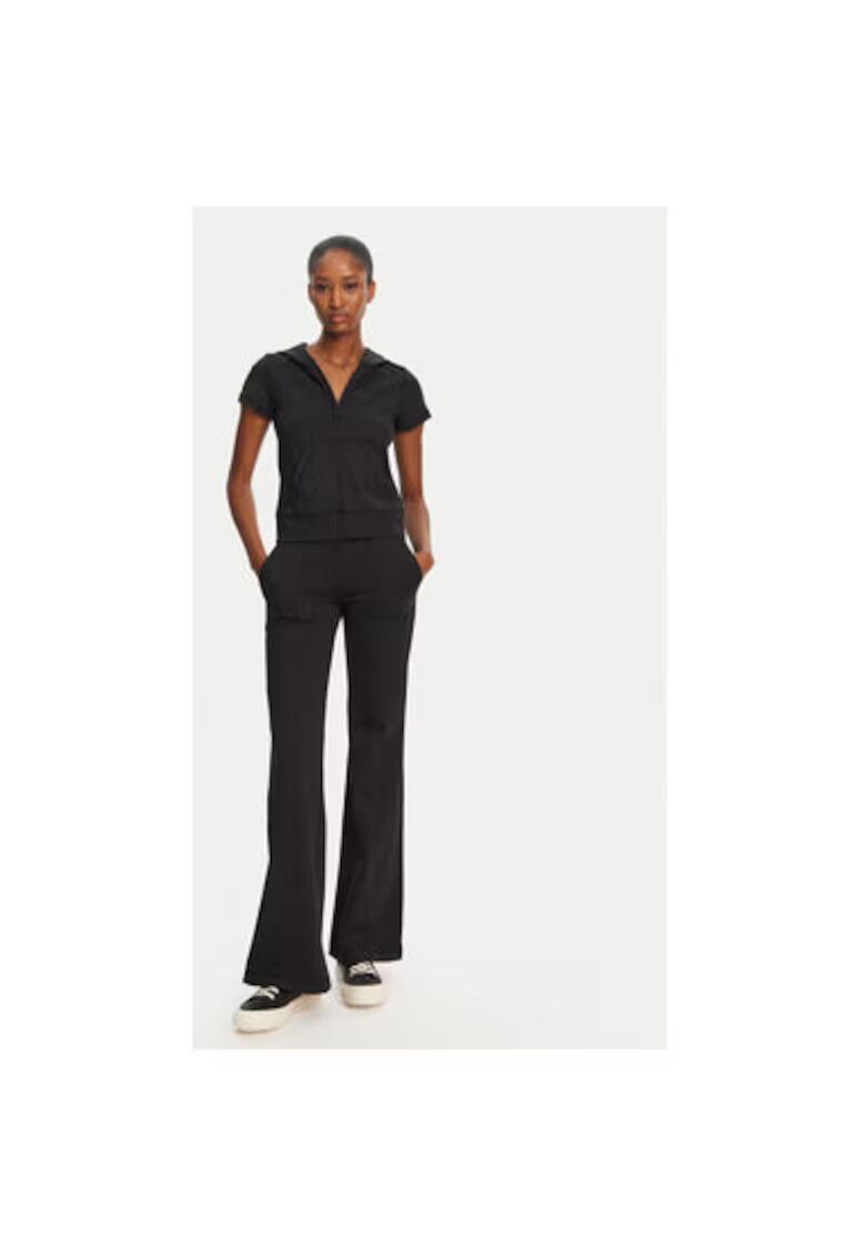 Juicy Couture Pantaloni de trening dama JCSML125403 - Sintetic - Negru - Negru