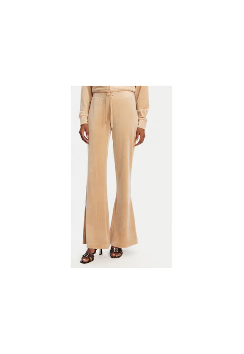 Juicy Couture Pantaloni de trening dama JCWBJ125304 - Poliester/Elastan - Bej - Bej