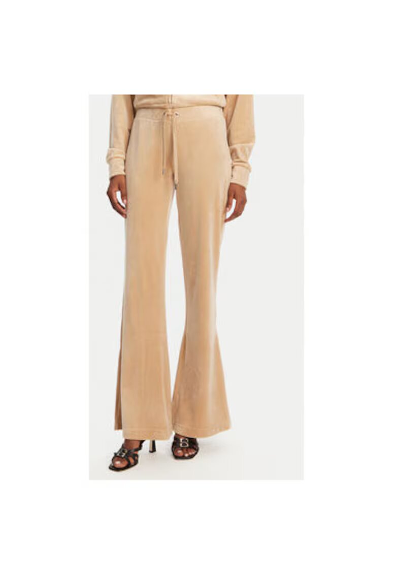Juicy Couture Pantaloni de trening dama JCWBJ125304 - Sintetic - S INTL - Bej