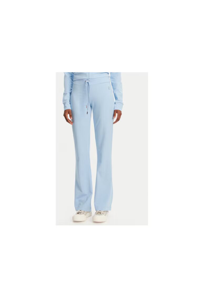 Juicy Couture Pantaloni de trening dama JCWBJ125311 - Bumbac/Modal - Albastru deschis - Albastru deschis