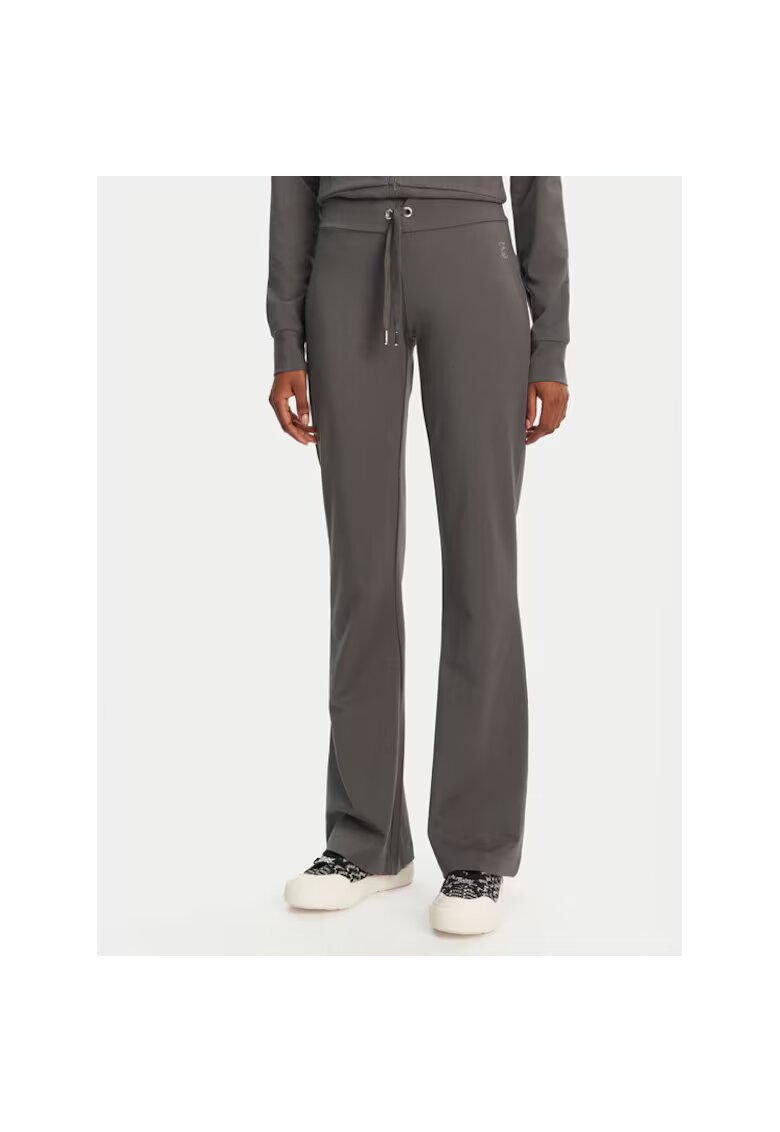 Juicy Couture Pantaloni de trening dama JCWBJ125311 - Bumbac/Modal - Gri - Gri