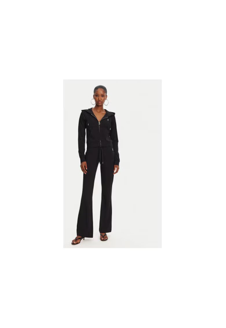 Juicy Couture Pantaloni de trening dama JCWBJ125311 - Bumbac/Modal - Negru - Negru