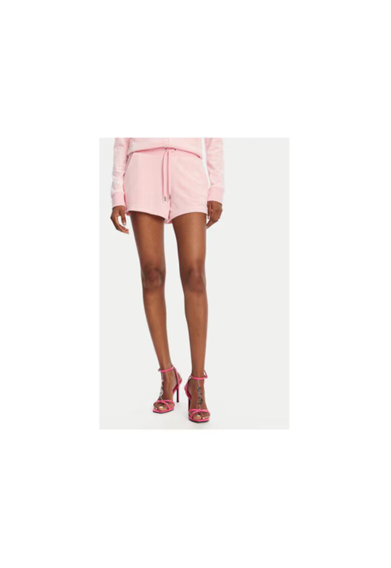 Juicy Couture Pantaloni scurti sport dama JCBHS224801 - Poliester/Elastan - Roz - Roz