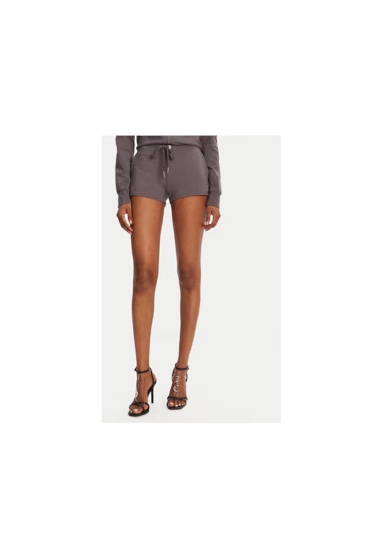 Juicy Couture Pantaloni scurti sport dama JCWHS125312 - Bumbac/Modal - Gri