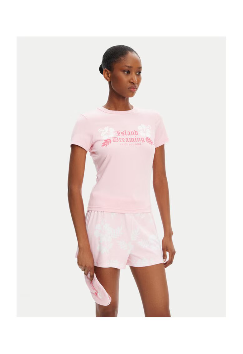 Juicy Couture Pijama dama JCLPJ125507 - Poliester/Elastan - Roz