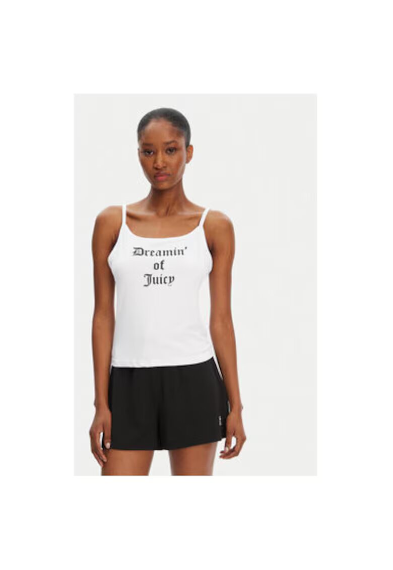 Juicy Couture Top dama JCLCT125505 - Poliester - Alb - Alb