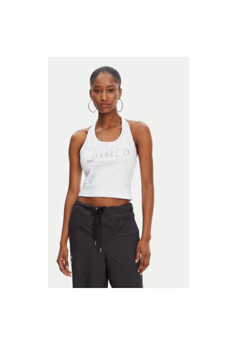 Juicy Couture Top dama JCWCT125306 - Bumbac - Alb - Alb