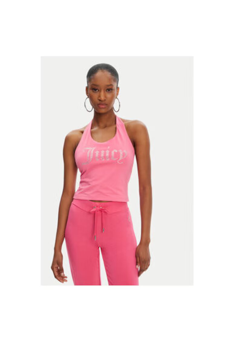 Juicy Couture Top dama JCWCT125306 - Bumbac - Roz