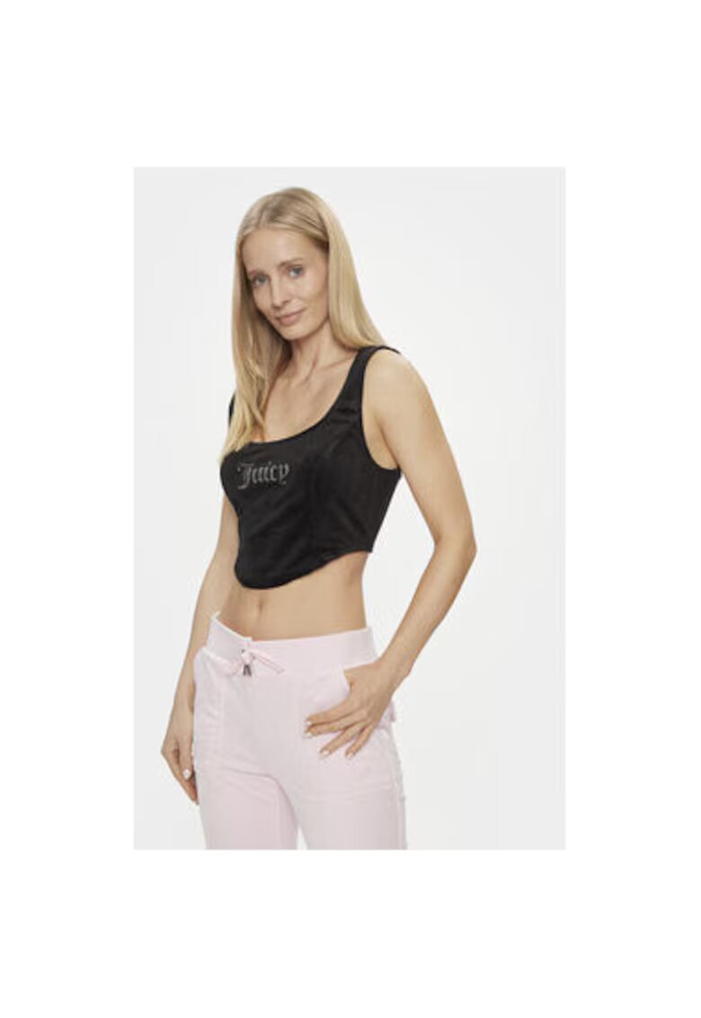 Juicy Couture Tricou dama - 303896560 - Poliester - Negru - Negru