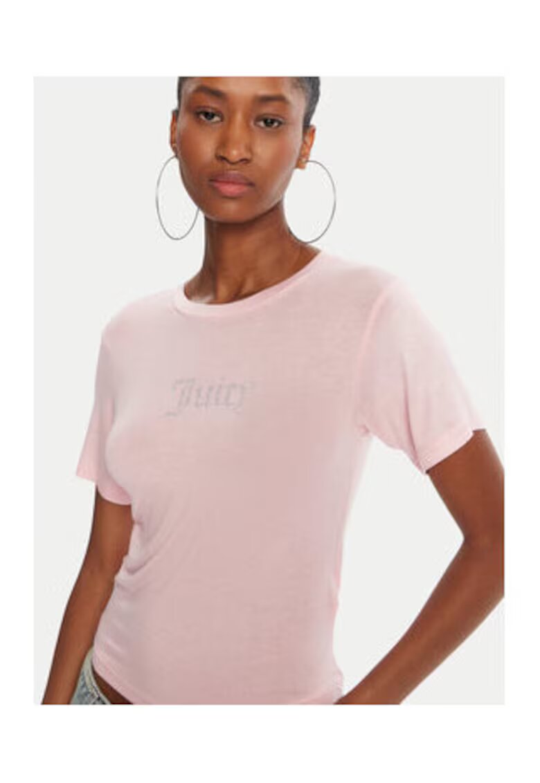 Juicy Couture Tricou dama - Roz - Viscoza/Elastan - Roz