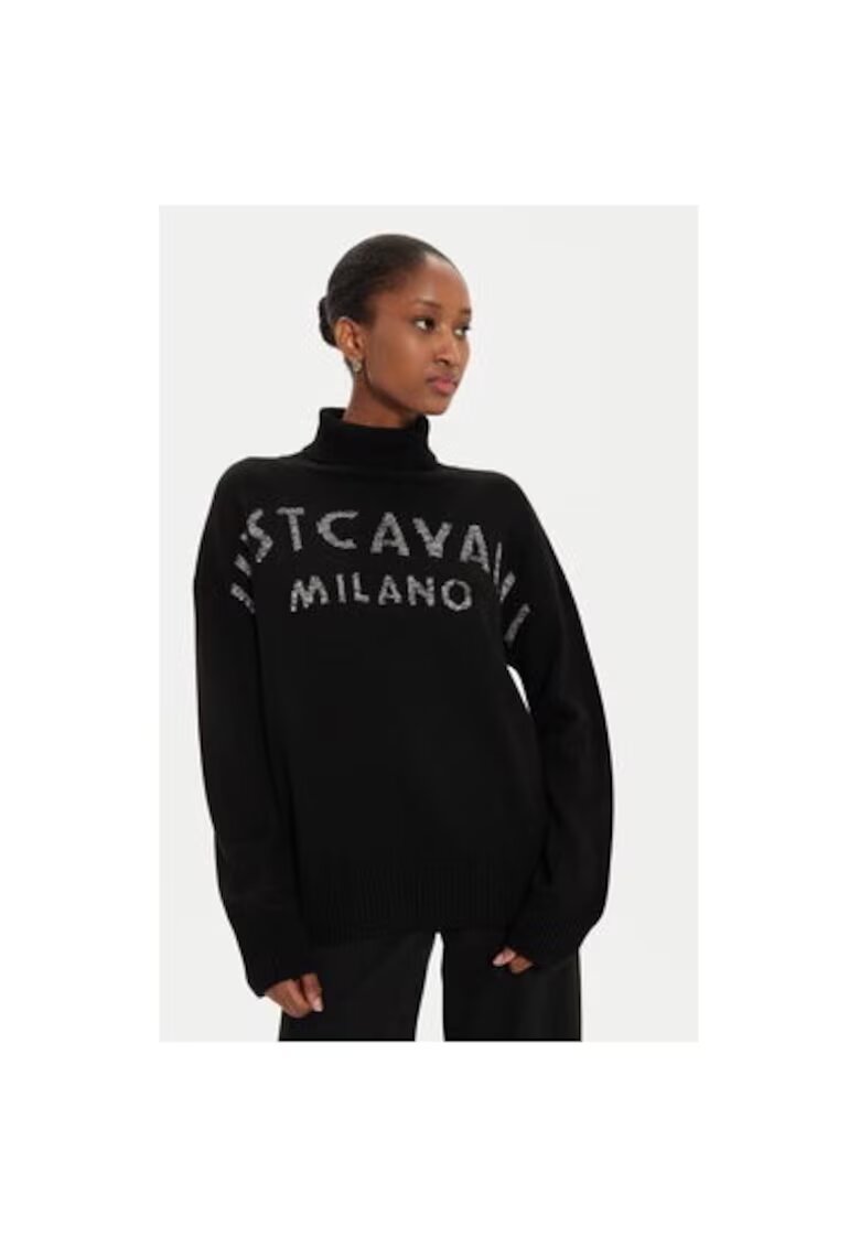 Just Cavalli Bluza dama - 304381478 - Lana/Acril - Negru - Negru
