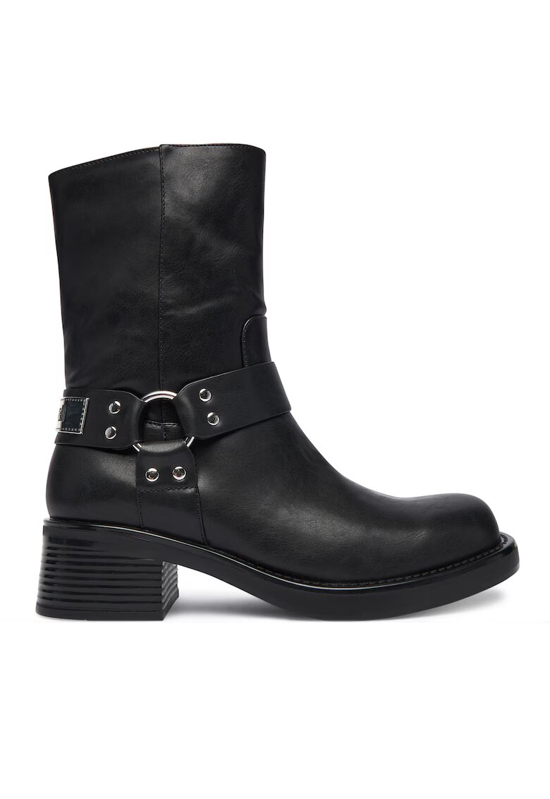 Just Cavalli Botine dama 899 79RA3S91 ZSD61 - Piele ecologica - Negru