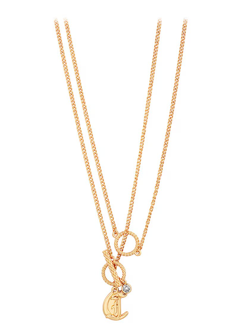 Just Cavalli Colier cu cristale - Auriu