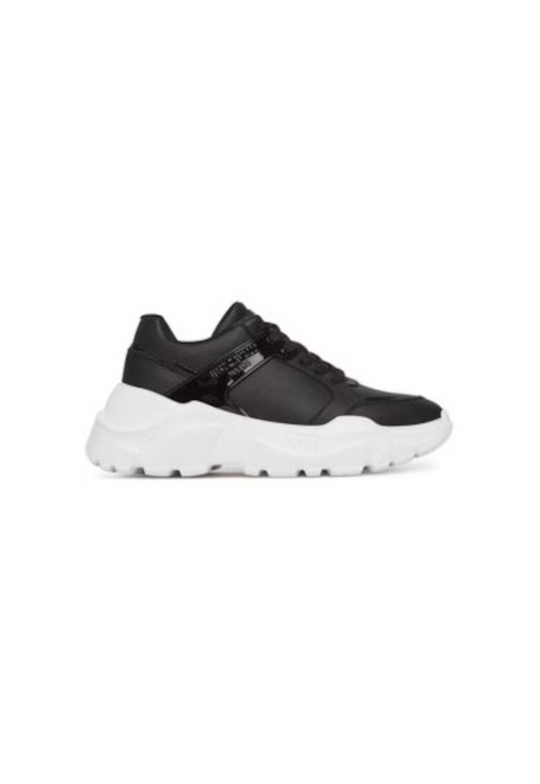 Just Cavalli Pantofi sport dama - 78RA3SL9 ZPA71 - Piele naturala - Negru