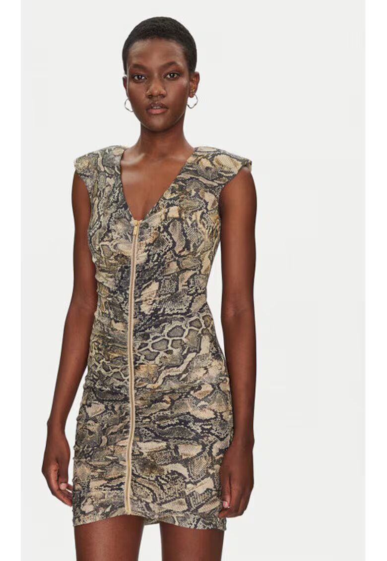 Just Cavalli Rochie dama - 305216243 - Poliester/Poliamida - Maro - Maro
