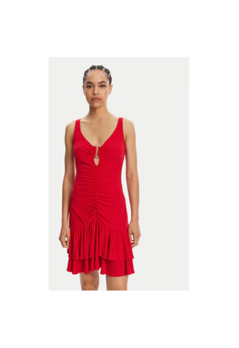 Just Cavalli Rochie dama 78PAO907 J0116 - Poliester - Rosu - Rosu