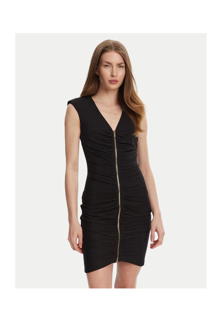 Just Cavalli Rochie dama 78PAO949 J0116 - Poliester/Poliamida - Negru - Negru