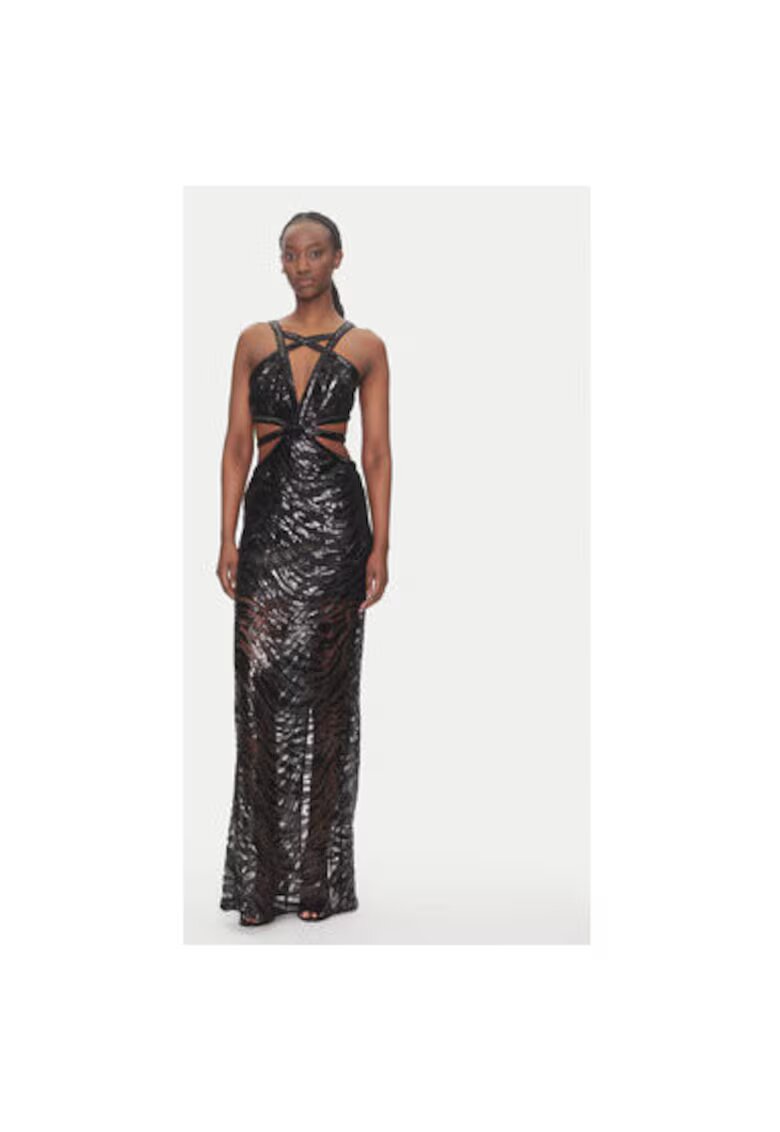 Just Cavalli Rochie dama 78PAO951 J0222 - Poliester - Negru - Negru