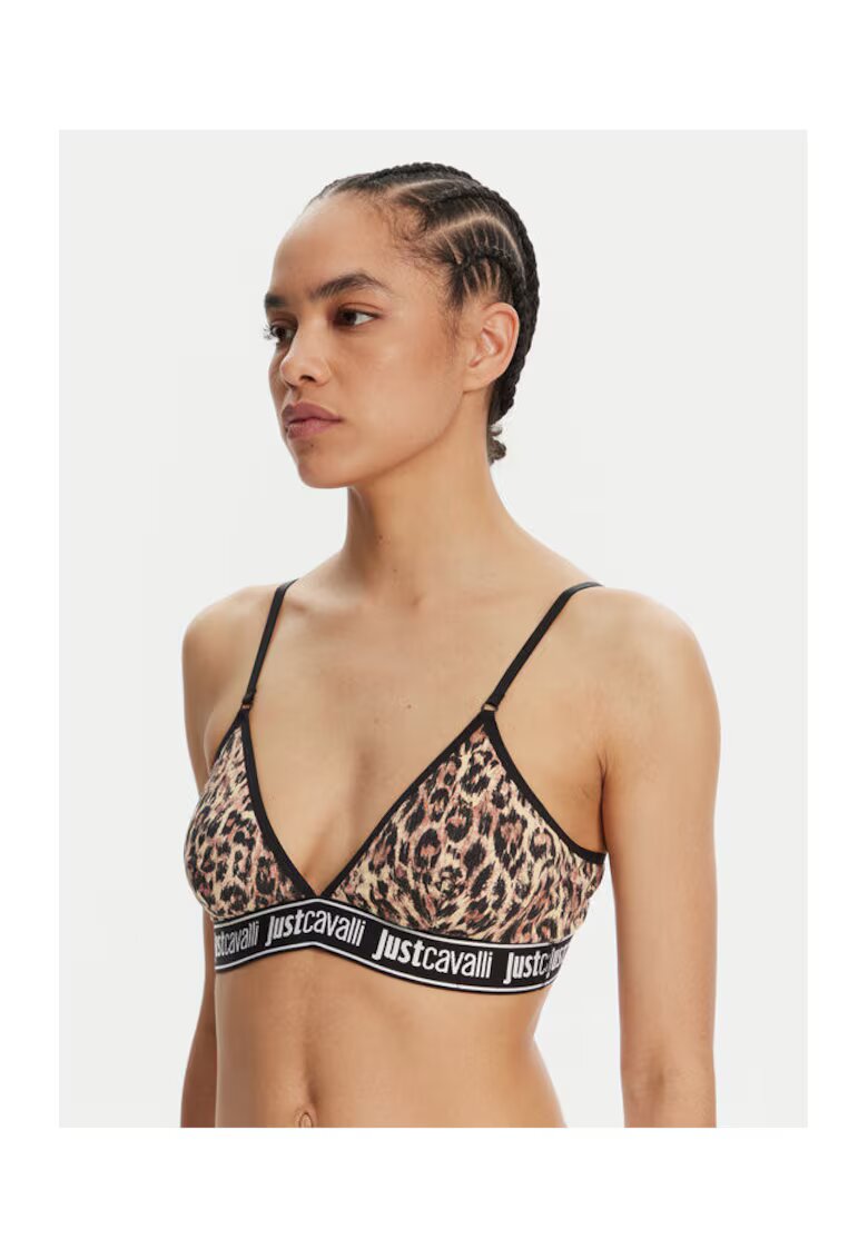 Just Cavalli Sutien - model 78PAJU03 CJUT3 - maro - fabric elastic