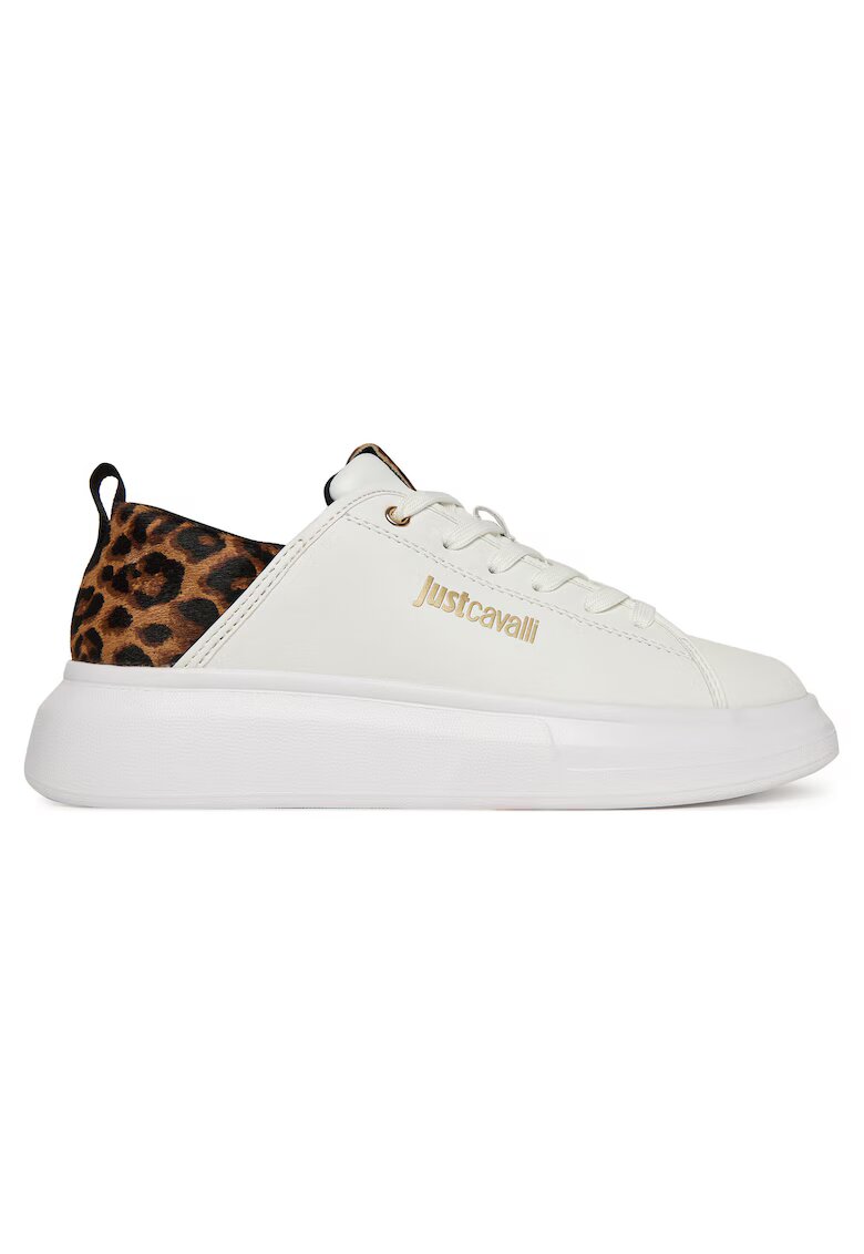 Just Cavalli Tenisi dama 79RA3SB7 ZPB58 - piele naturala - alb