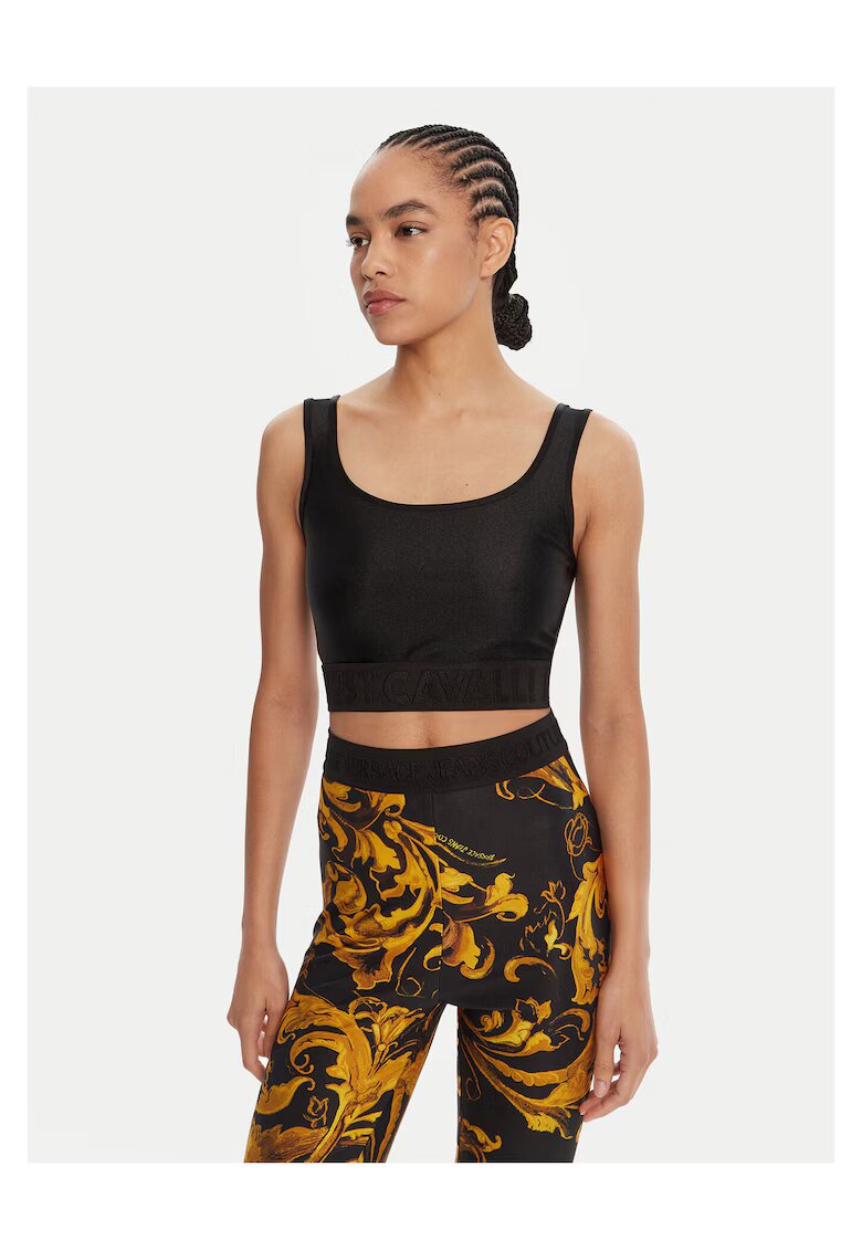 Just Cavalli Top dama - Negru