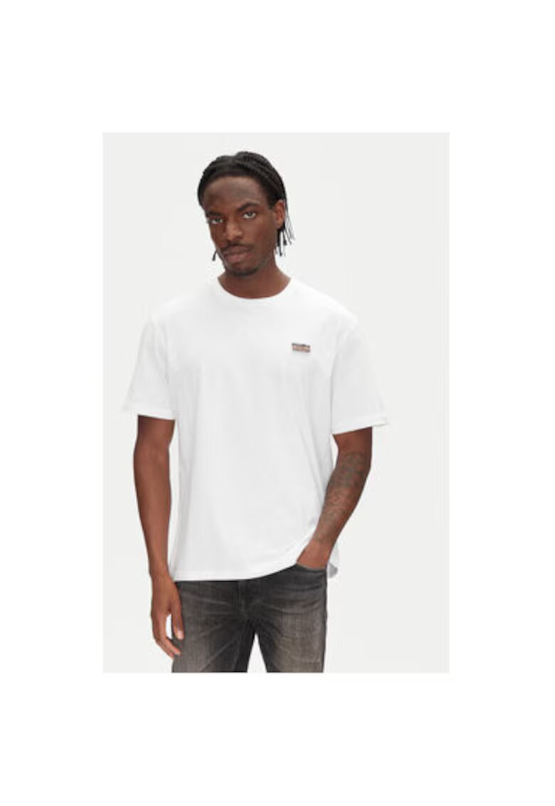 Just Cavalli Tricou barbati 78OAHE11 CJ110 - Bumbac - 46879 - Alb