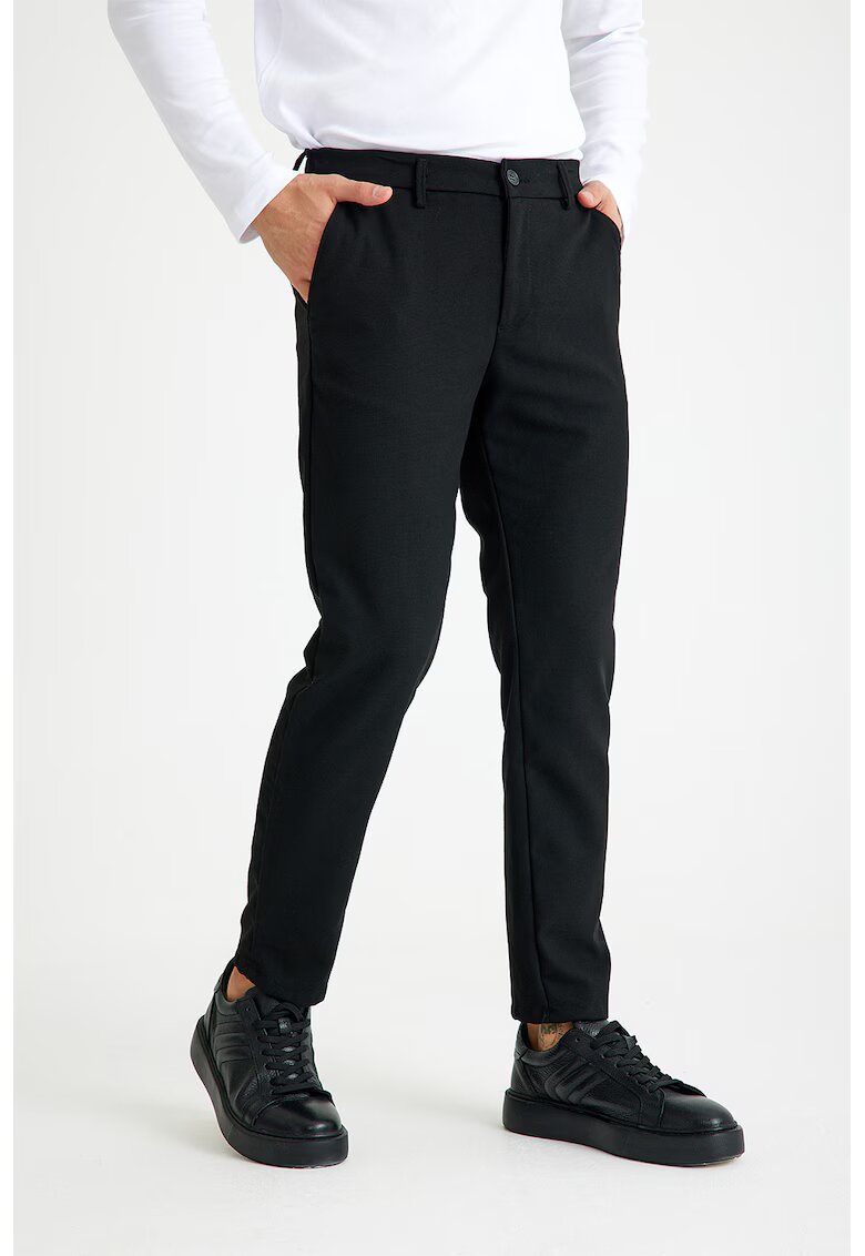 Just Like You Pantaloni conici cu buzunare - Negru