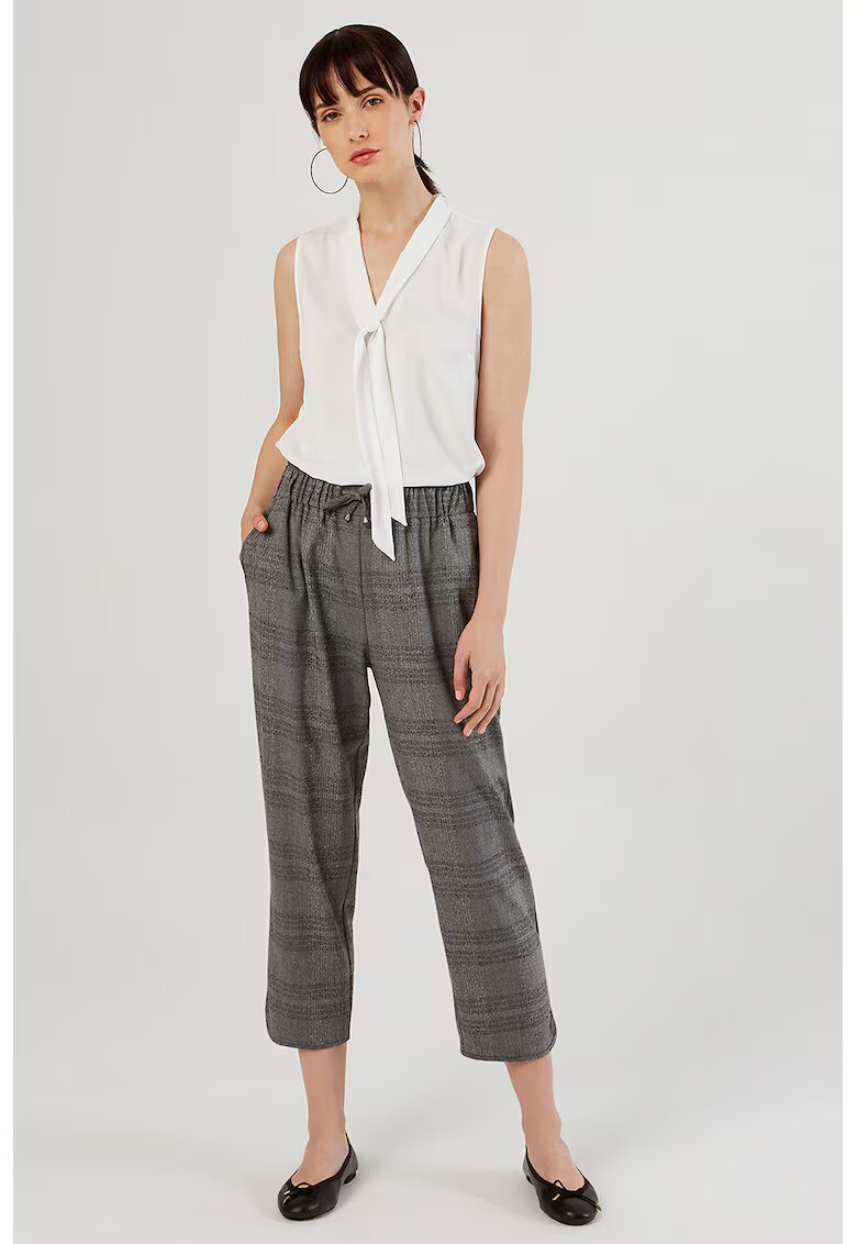 Just Like You Pantaloni cu talie ajustabila - Gri
