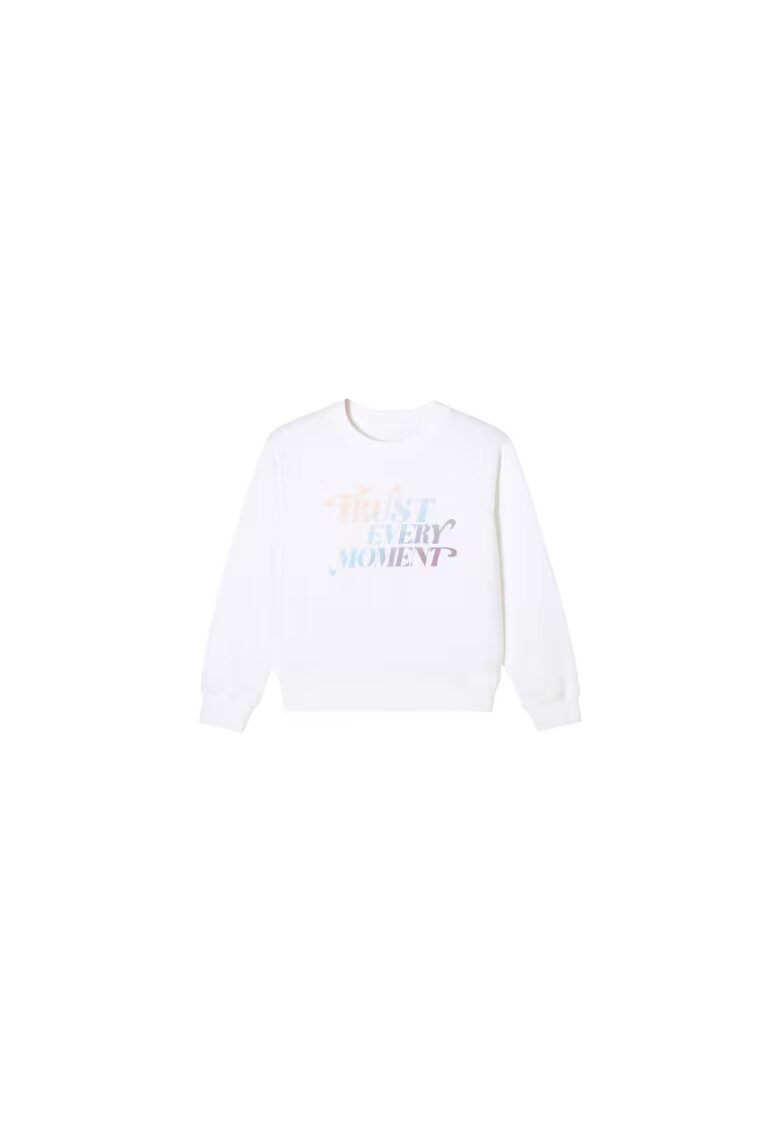 Juvia Bluza fete din trening - alba 122
