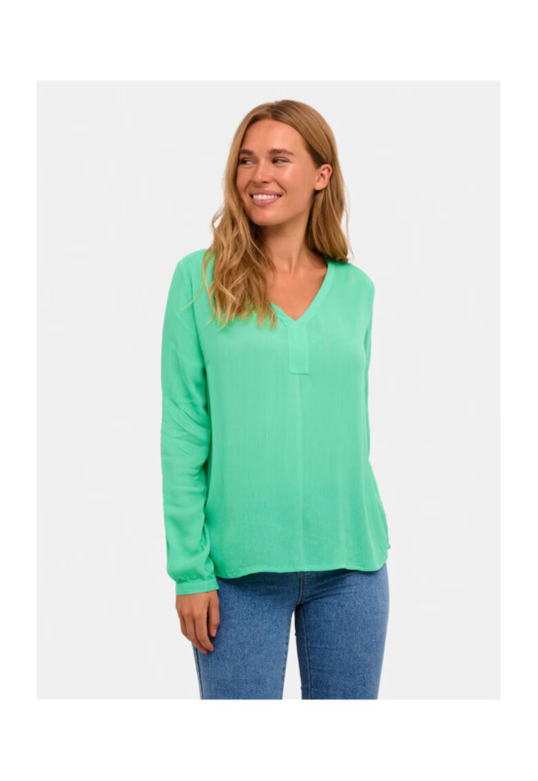 kaffe Bluza dama - 304099106 - Viscoza - Verde - Verde