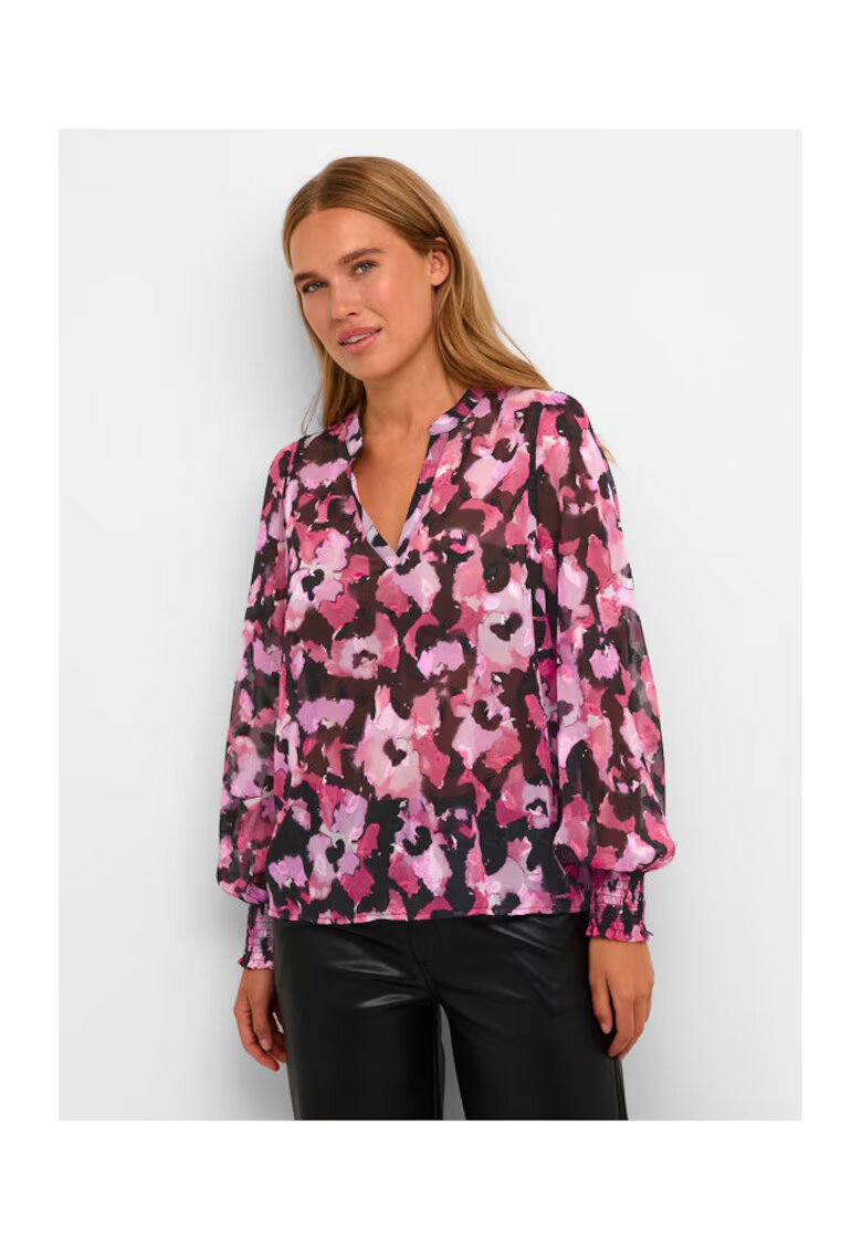 kaffe Bluza dama - 304099250 - Poliester - Roz - Roz