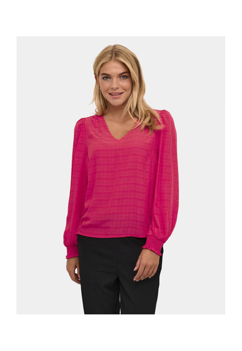 kaffe Bluza dama - 304099298 - Poliester/Viscoza - Roz - Roz