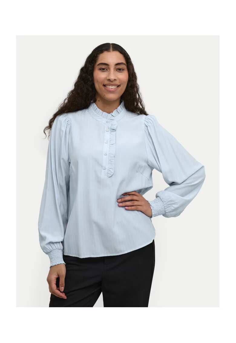 kaffe Bluza dama - 304752131 - Poliester/Viscoza - Albastru - Albastru