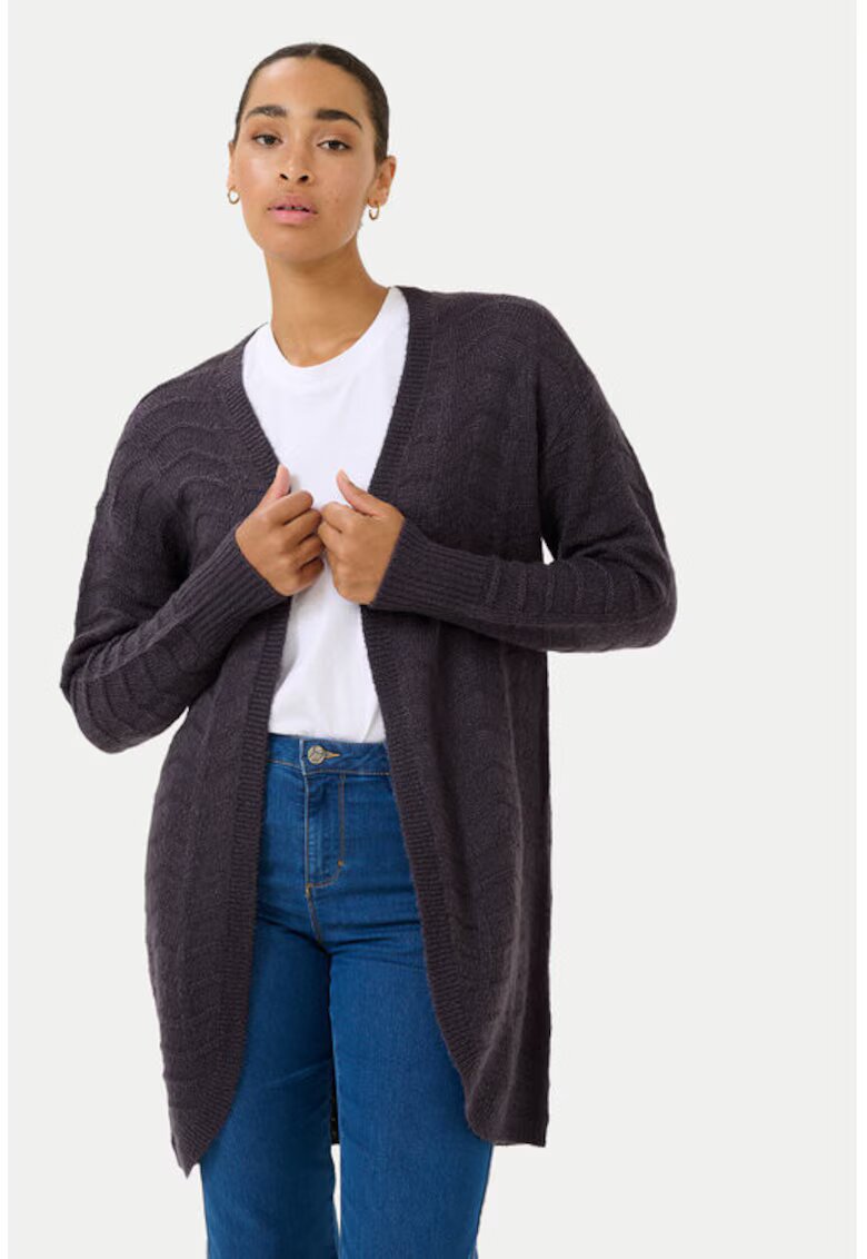 kaffe Cardigan dama - 304751714 - Acril/Bumbac - Negru - Negru